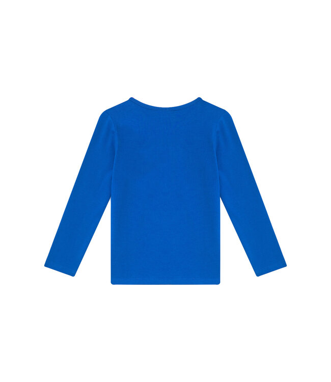 Someone Meisjes t-shirt LS - Donker kobalt blauw