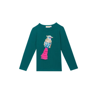 Someone Meisjes t-shirt LS - Medium groen