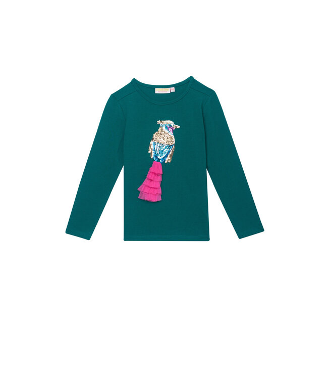 Someone Meisjes t-shirt LS - Medium groen