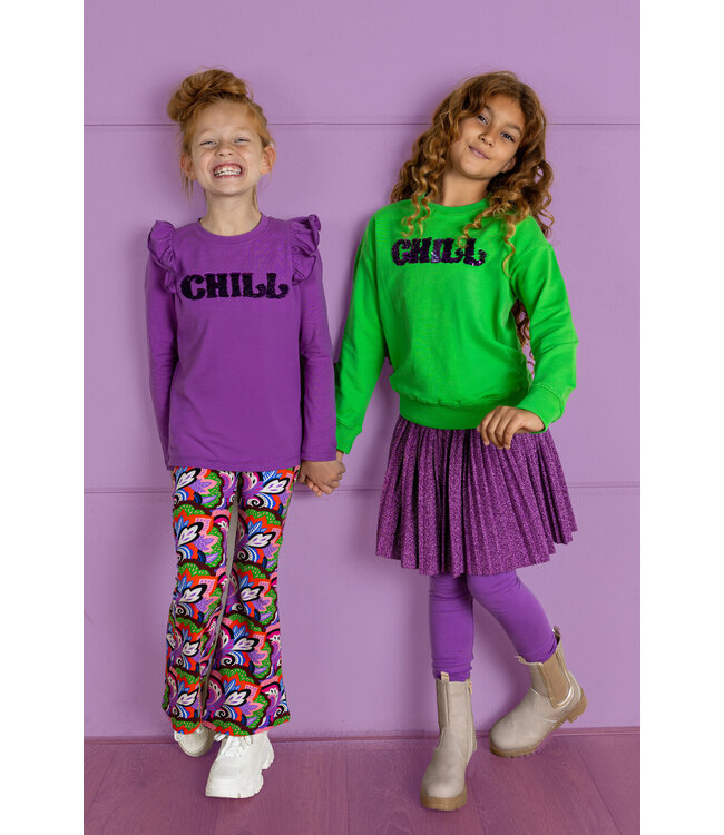 O'Chill Meisjes sweater - Charlie - Groen