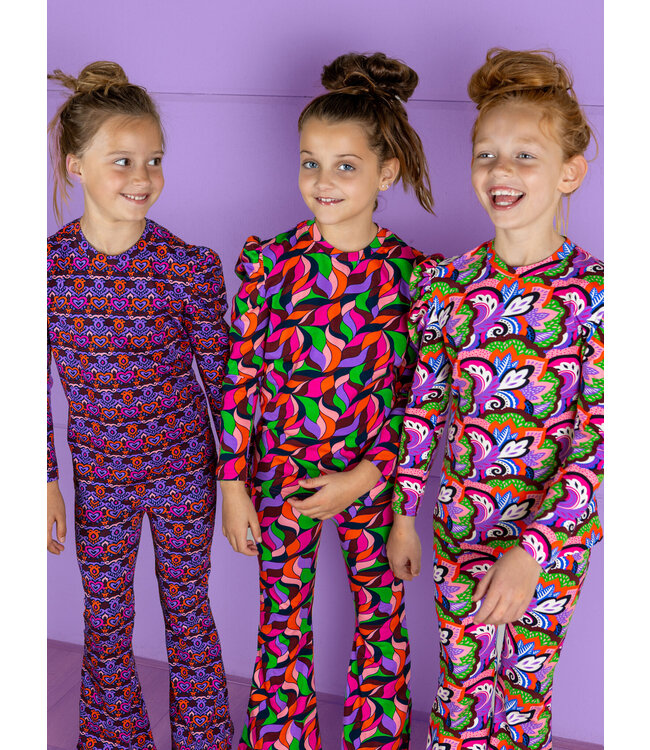 O'Chill Meisjes shirt - Lilian - Paars