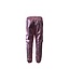 Dutch Dream denim Meisjes cargo broek - Mimi - Metallic roze