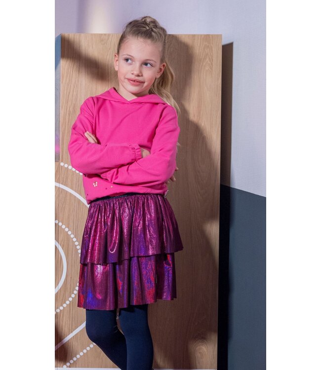 B.Nosy Meisjes rok plisse - Ruth - Ruby roze