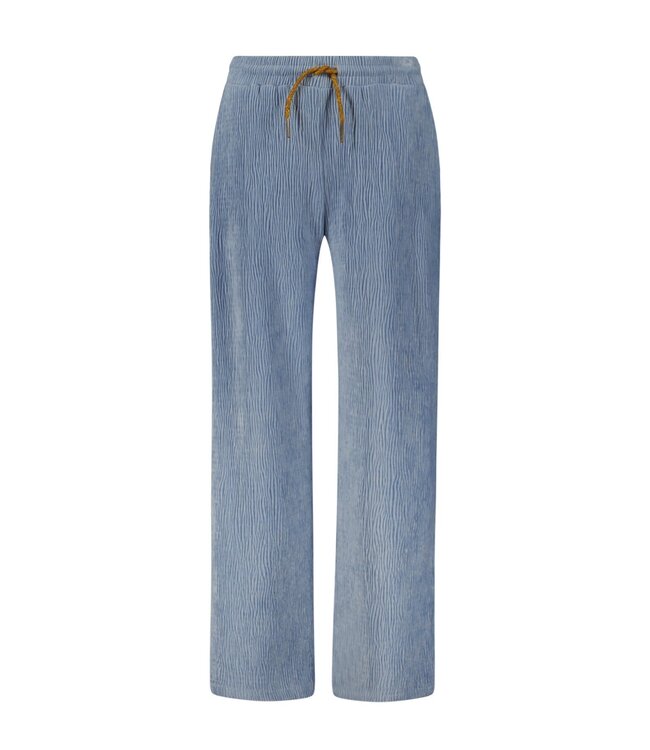 Like Flo Meisjes broek velvet - Fem - Lt denim