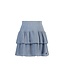 Like Flo Meisjes rok 2-laags velvet - Hila - Lt denim