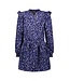 Like Flo Meisjes jurk smock body - Marlou - Lavender blauw AOP