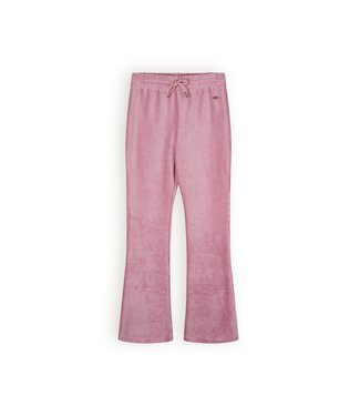 NoBell Meisjes flair broek velvet rib - Sady - Vintage roze