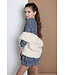 NoBell Meisjes gilet fluffy fur - Kath - Pearled ivoor