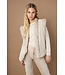 NoBell Meisjes gilet - Kiddy - Pearled ivoor