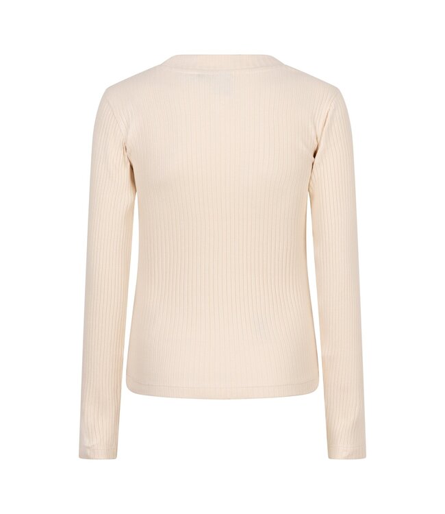 Indian Blue Jeans Meisjes t-shirt ls open schouder - Zand