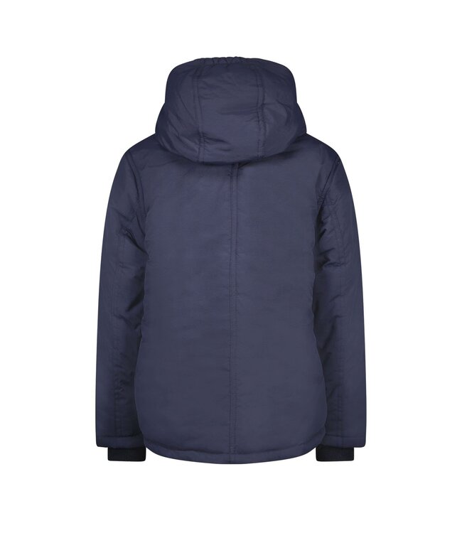 Like Flo Jongens winterjas met capuchon - Abel - Navy blauw