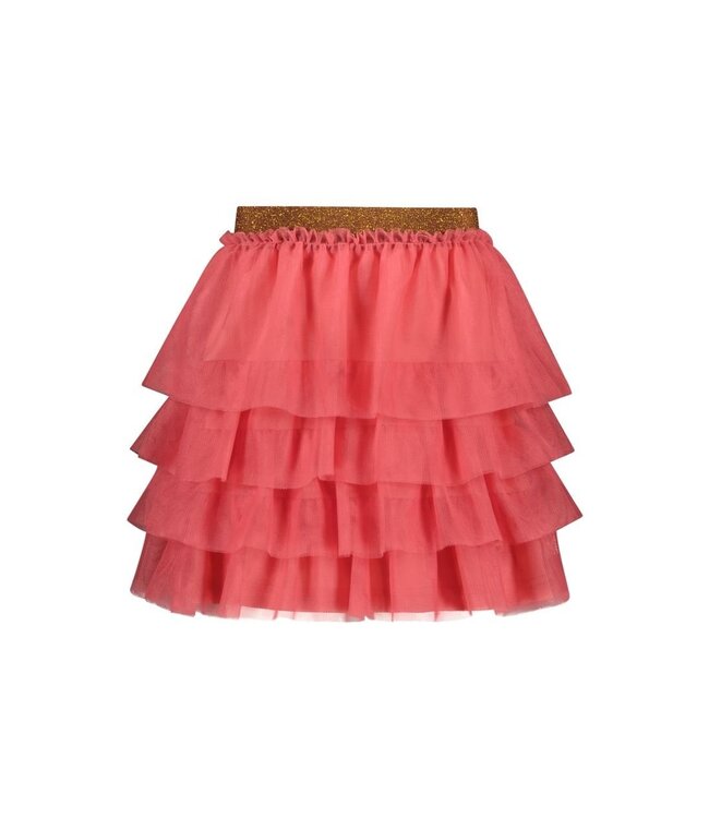 B.Nosy Meisjes rok tule - Rose - Zacht rood