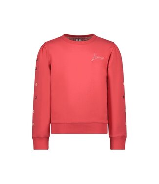 B.Nosy Meisjes sweater - Scottie - Zacht rood