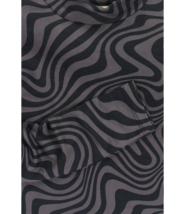 LOOXS 10sixteen Meisjes coltrui - Zwart swirl