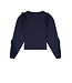 NoNo Meisjes t-shirt jersey fancy mouw - Kysa - Navy blauw