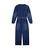 NoNo Meisjes jeans jumpsuit - Sasai - Navy blauw