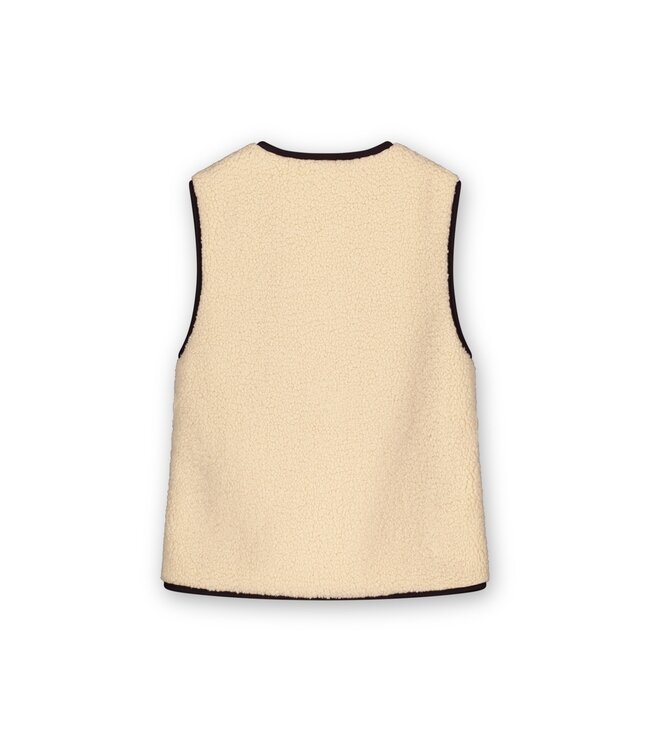 Like Flo Meisjes bodywarmer teddy met riem - Didi - Kit