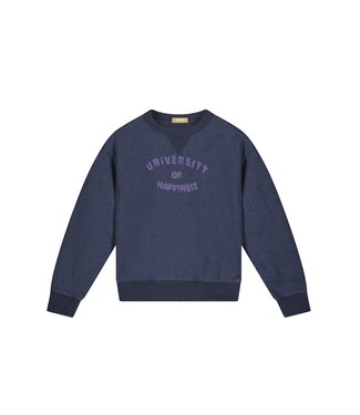 Like Flo Teens - Meisjes sweater - Demi - Indigo blauw melee