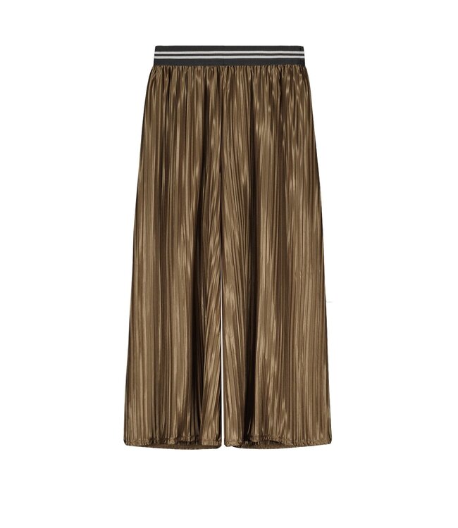 Like Flo Meisjes midi rok plisse - Fenni - Coffee