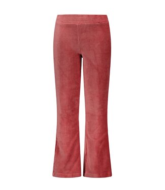 MAYCE Meisjes flair broek rib velours - Rouge