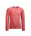 MAYCE Meisjes shirt rib velours - Rouge