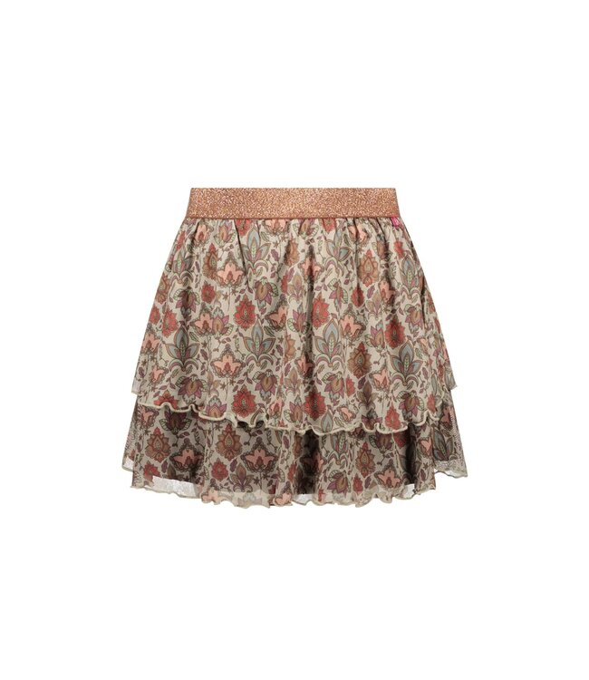 MAYCE Meisjes rok mesh - Paisley