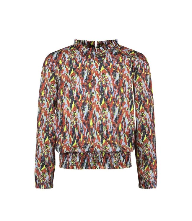 B.Nosy Meisjes blouse - Bella - Amibitous AOP