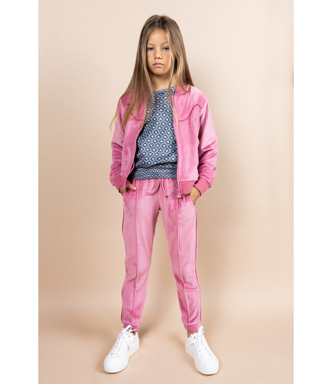 MAYCE Meisjes top mesh - Hartjes