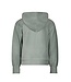 MAYCE Meisjes hoodie rib velours - Powder blauw