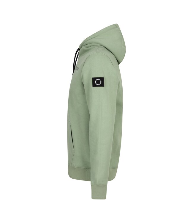 Rellix Jongens hoodie rlx originals brushed - Dusty lime groen