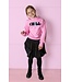 O'Chill Meisjes sweater - Roelie - Roze