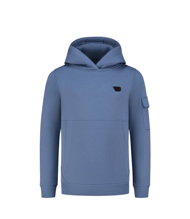 Ballin Hoodie slim fit - Blauw grijs