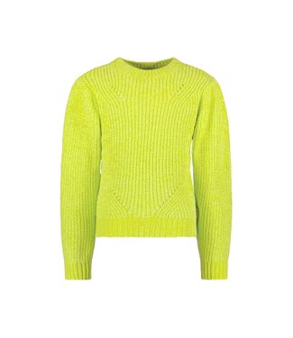 B.Nosy Meisjes trui gebreid - Kylie - Sharp groen