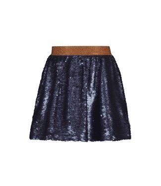 B.Nosy Meisjes rok pailletten - Rhodee - Navy blauw