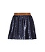 B.Nosy Meisjes rok pailletten - Rhodee - Navy blauw