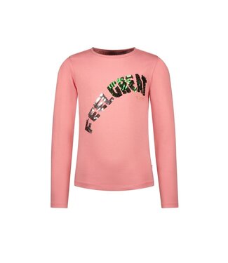 B.Nosy Meisjes top - Tara - Geranium roze
