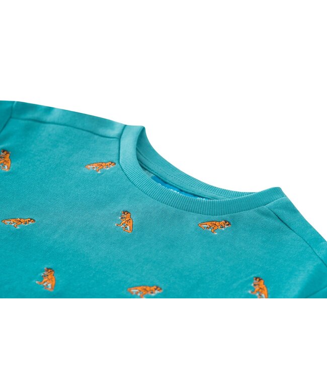 Someone Jongens sweater - Petrol blauw