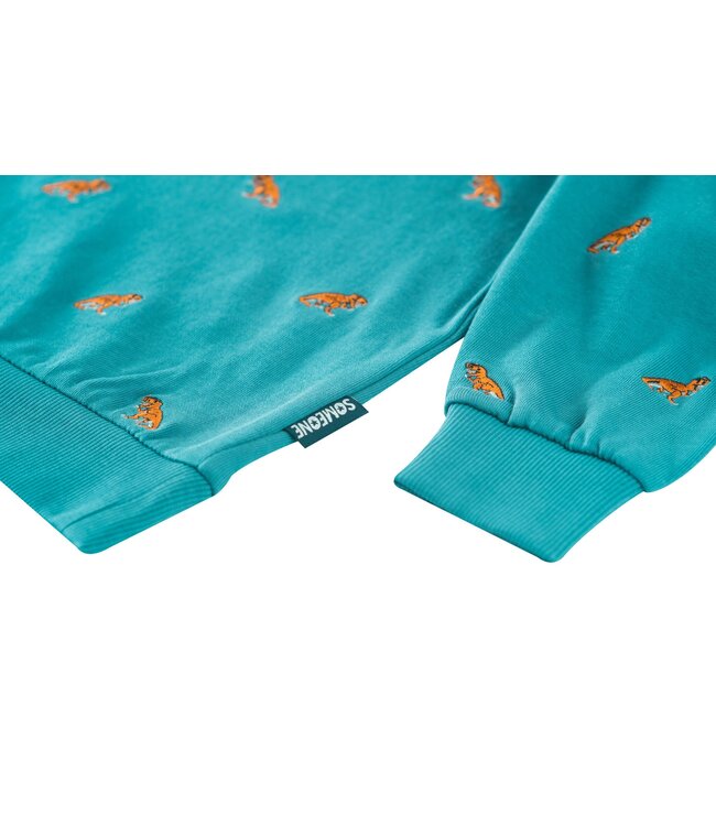 Someone Jongens sweater - Petrol blauw