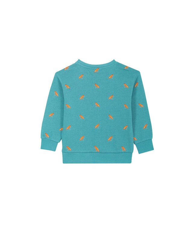 Someone Jongens sweater - Petrol blauw