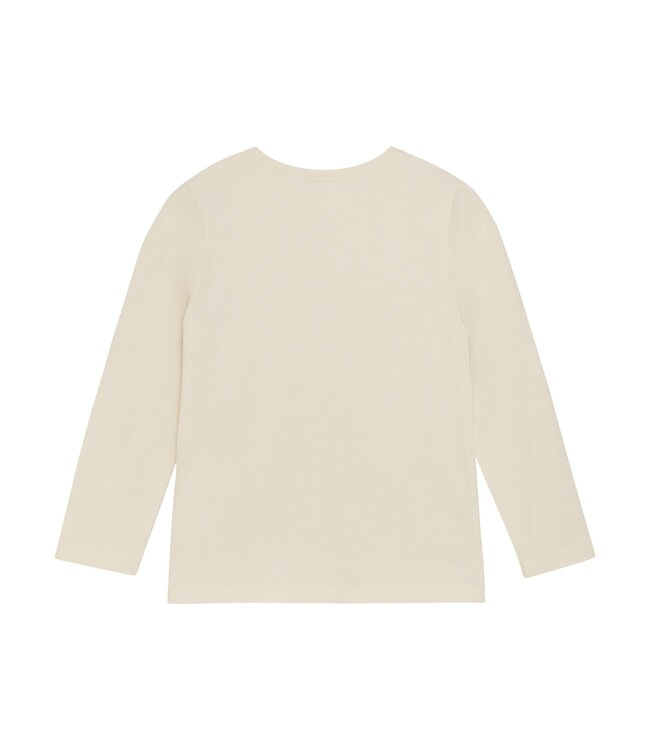 Minymo Meisjes t-shirt LS - Off wit