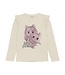Minymo Meisjes t-shirt LS - Off wit