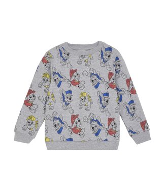 Minymo Jongens sweatshirt AOP - Grijs melange