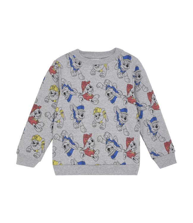 Minymo Jongens sweatshirt AOP - Grijs melange