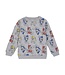 Minymo Jongens sweatshirt AOP - Grijs melange