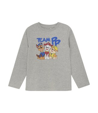 Minymo Jongens t-shirt LS - Grijs melange