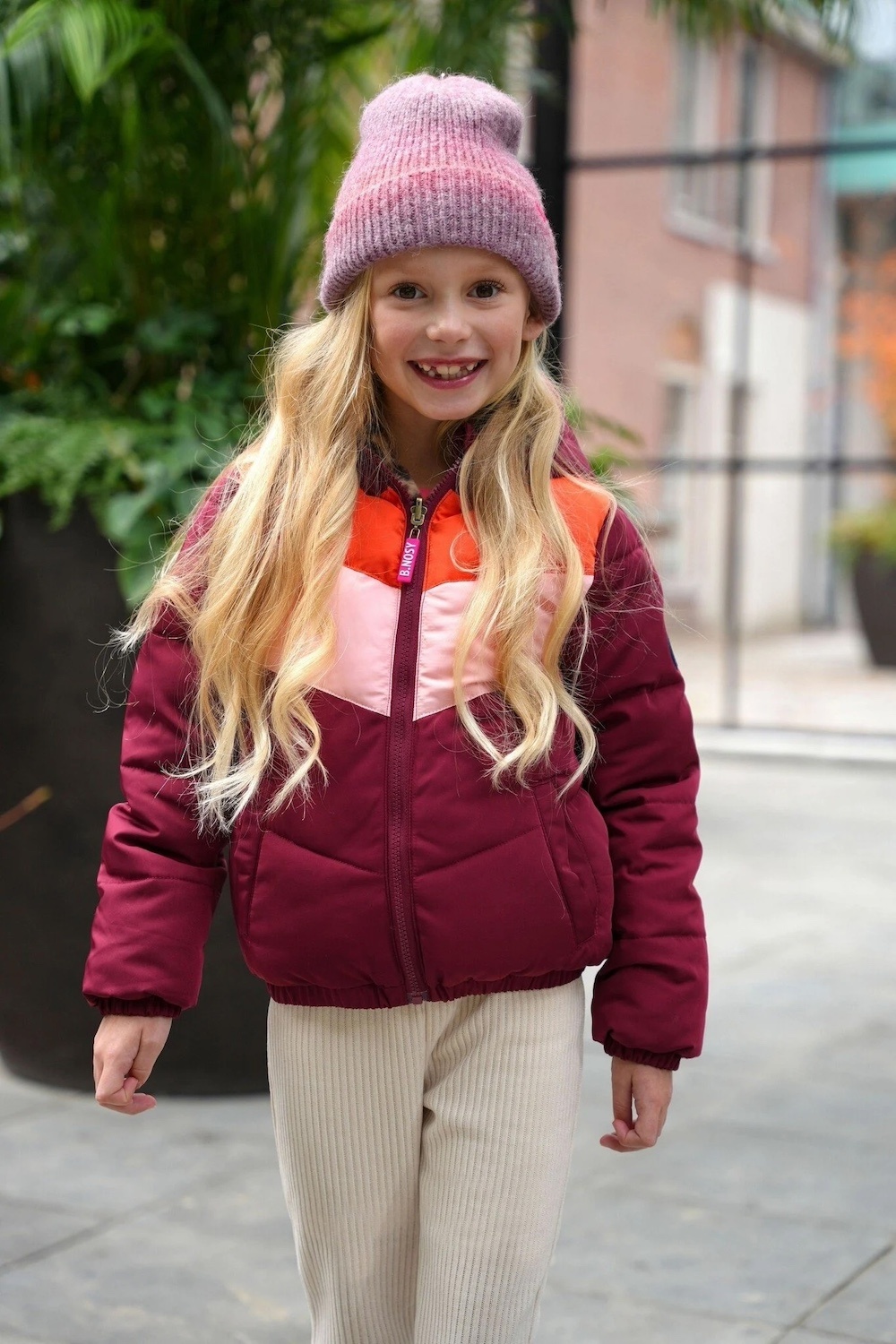 Reversible winterjas voor meiden