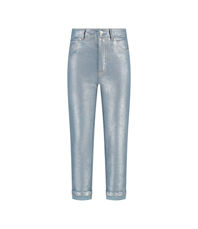 MAYCE Meisjes jeans broek boyfriend fit - Licht denim