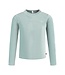 MAYCE Meisjes shirt rib velours - Powder blauw