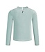 MAYCE Meisjes shirt rib velours - Powder blauw