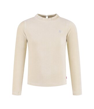 MAYCE Meisjes shirt rib velours - Kit